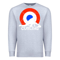Heather Grey Curling Premium Sweatshirt - Bettercallsaul