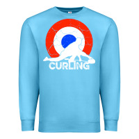 Ocean Blue Curling Premium Sweatshirt - Bettercallsaul