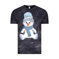 Cloud Black winter snowman Vintage Tee - AdoDesignShop