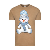 Vintage Coffee winter snowman Vintage Tee - AdoDesignShop