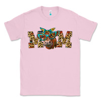 Bubblegum Pink Western Mom Red Angus Cow Classic Tee - LillyAllenDesigns