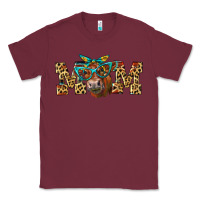 Burgundy Western Mom Red Angus Cow Classic Tee - LillyAllenDesigns