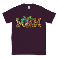 Plum Western Mom Red Angus Cow Classic Tee - LillyAllenDesigns