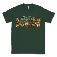 Sports Green Western Mom Red Angus Cow Classic Tee - LillyAllenDesigns
