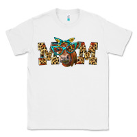White Western Mom Red Angus Cow Classic Tee - LillyAllenDesigns