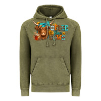 Vintage Olive coffee then cows longhaired cow Vintage Hoodie - Jasminsmagicworld