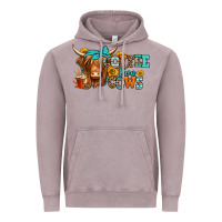 Vintage Zinc coffee then cows longhaired cow Vintage Hoodie - Jasminsmagicworld