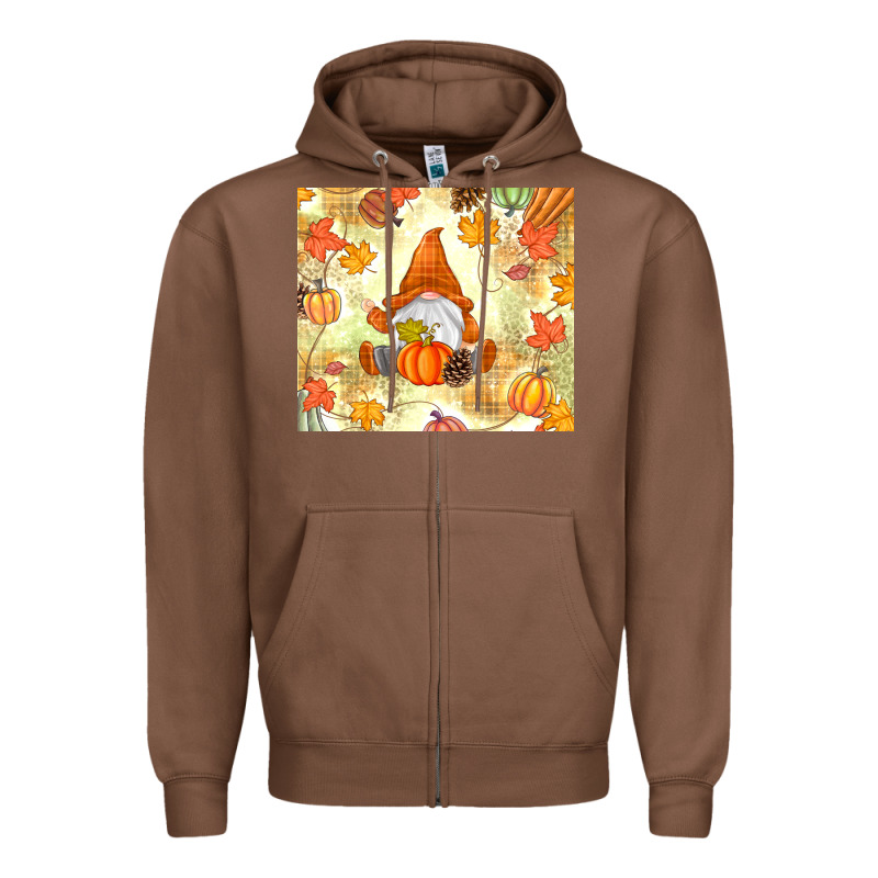 Fall Gnome Zipper Hoodie by MaliasSmallBusiness | Teevron