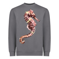 Storm pink seahorse Heavyweight Sweatshirt - LillyAllenDesigns
