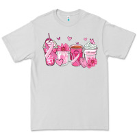 Dove Grey breast cancer coffee cups Premium Tee - Zillion Design Studio