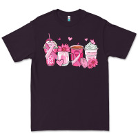 Plum breast cancer coffee cups Premium Tee - Zillion Design Studio