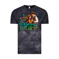 Cloud Black where is my juliet Vintage Tee - AdoDesignShop