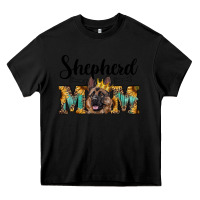 Black shepherd mom western Heavy Core Tee - RanaPortraitStore