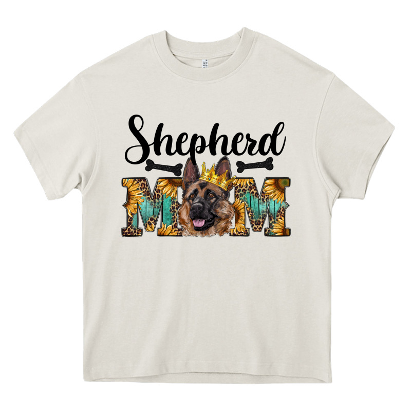 Shepherd Mom Western Heavy Core Tee by RanaPortraitStore | Teevron