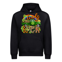 Black Loads of luck Urban Hoodie - CowGirlArtShop