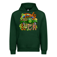 Forest Green Loads of luck Urban Hoodie - CowGirlArtShop