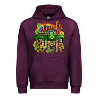Mauve Wine Loads of luck Urban Hoodie - CowGirlArtShop