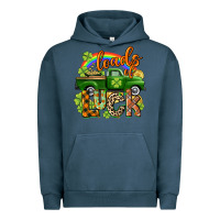 Pigment Midnight Navy Loads of luck Urban Hoodie - CowGirlArtShop