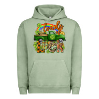 Pigment Oil Green Loads of luck Urban Hoodie - CowGirlArtShop