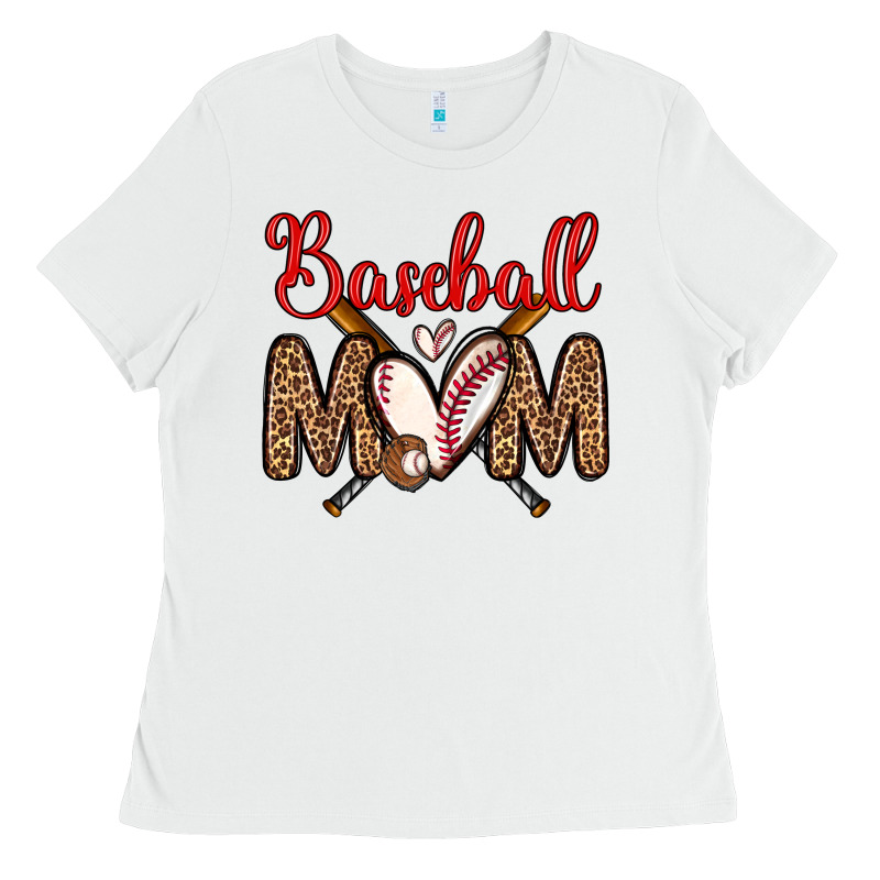 Baseball Mom Ladies Tee by Zillion Design Studio | Teevron