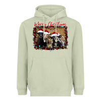 Matcha Merry Christmas Cows Heavyweight Hoodie - Bettercallsaul