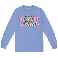 Colony Blue not perfect just forgiven Long Sleeve Tee - MaliasSmallBusiness