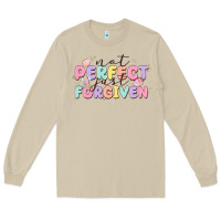 Mushroom not perfect just forgiven Long Sleeve Tee - MaliasSmallBusiness