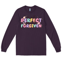 Plum not perfect just forgiven Long Sleeve Tee - MaliasSmallBusiness