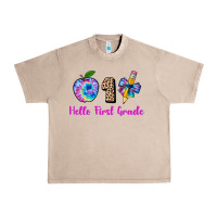 French Oak hello first grade tie dye 3200x2400 Urban Heavy Tee - AdoDesignShop