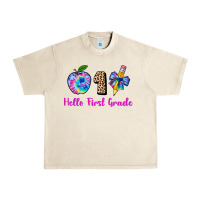 Sandshell hello first grade tie dye 3200x2400 Urban Heavy Tee - AdoDesignShop