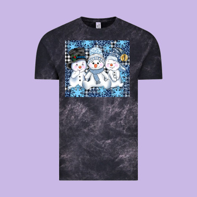 Snowman Tumbler Vintage Tee Designed By Adodesignshop