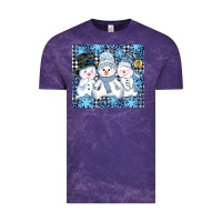 Cloud Purple snowman tumbler Vintage Tee - AdoDesignShop