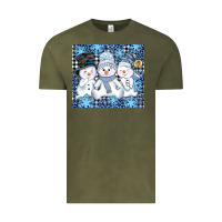 Vintage Olive snowman tumbler Vintage Tee - AdoDesignShop