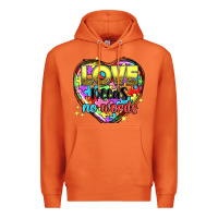 Carrot love needs no words Premium Hoodie - NancyCooperArtShop