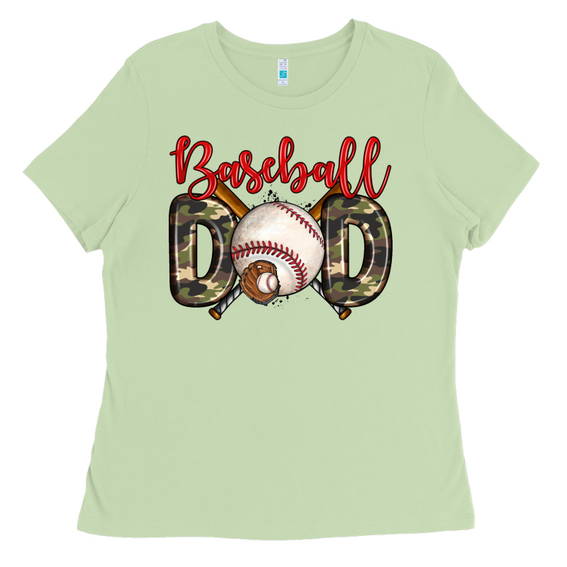 Baseball Dad Ladies Tee by Zillion Design Studio | Teevron