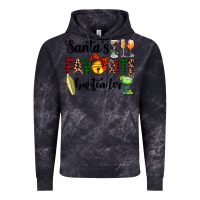 Cloud Black santa's favorite bartender Vintage Hoodie - AdoDesignShop