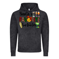 Vintage Black santa's favorite bartender Vintage Hoodie - AdoDesignShop