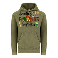 Vintage Olive santa's favorite bartender Vintage Hoodie - AdoDesignShop