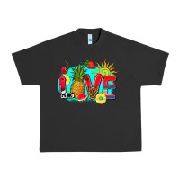 Pigment Black love summer fruit and sun Urban Heavy Tee - AdoDesignShop