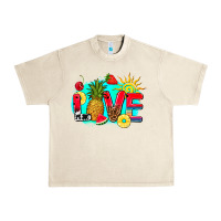 Sandshell love summer fruit and sun Urban Heavy Tee - AdoDesignShop