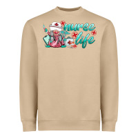 Mushroom nurse life gnomies Heavyweight Sweatshirt - BarkalooDesign