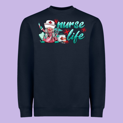 Nurse Life Gnomies Heavyweight Sweatshirt Designed By Barkaloodesign