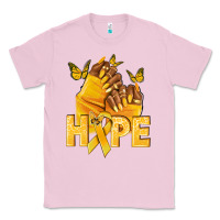 Bubblegum Pink hope yellowribbonchildhood cancer nails Classic Tee - NancyCooperArtShop