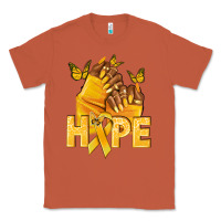 Copper hope yellowribbonchildhood cancer nails Classic Tee - NancyCooperArtShop
