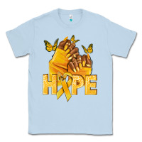 Hope Yellowribbonchildhood Cancer Nails Classic Tee | Teevron
