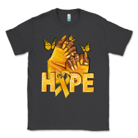 Smoke hope yellowribbonchildhood cancer nails Classic Tee - NancyCooperArtShop
