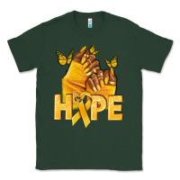 Sports Green hope yellowribbonchildhood cancer nails Classic Tee - NancyCooperArtShop