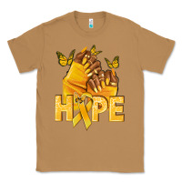 Toasted Coconut hope yellowribbonchildhood cancer nails Classic Tee - NancyCooperArtShop