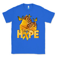 True Royal hope yellowribbonchildhood cancer nails Classic Tee - NancyCooperArtShop