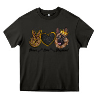 Asphalt peace love shepherd Heavy Core Tee - RanaPortraitStore